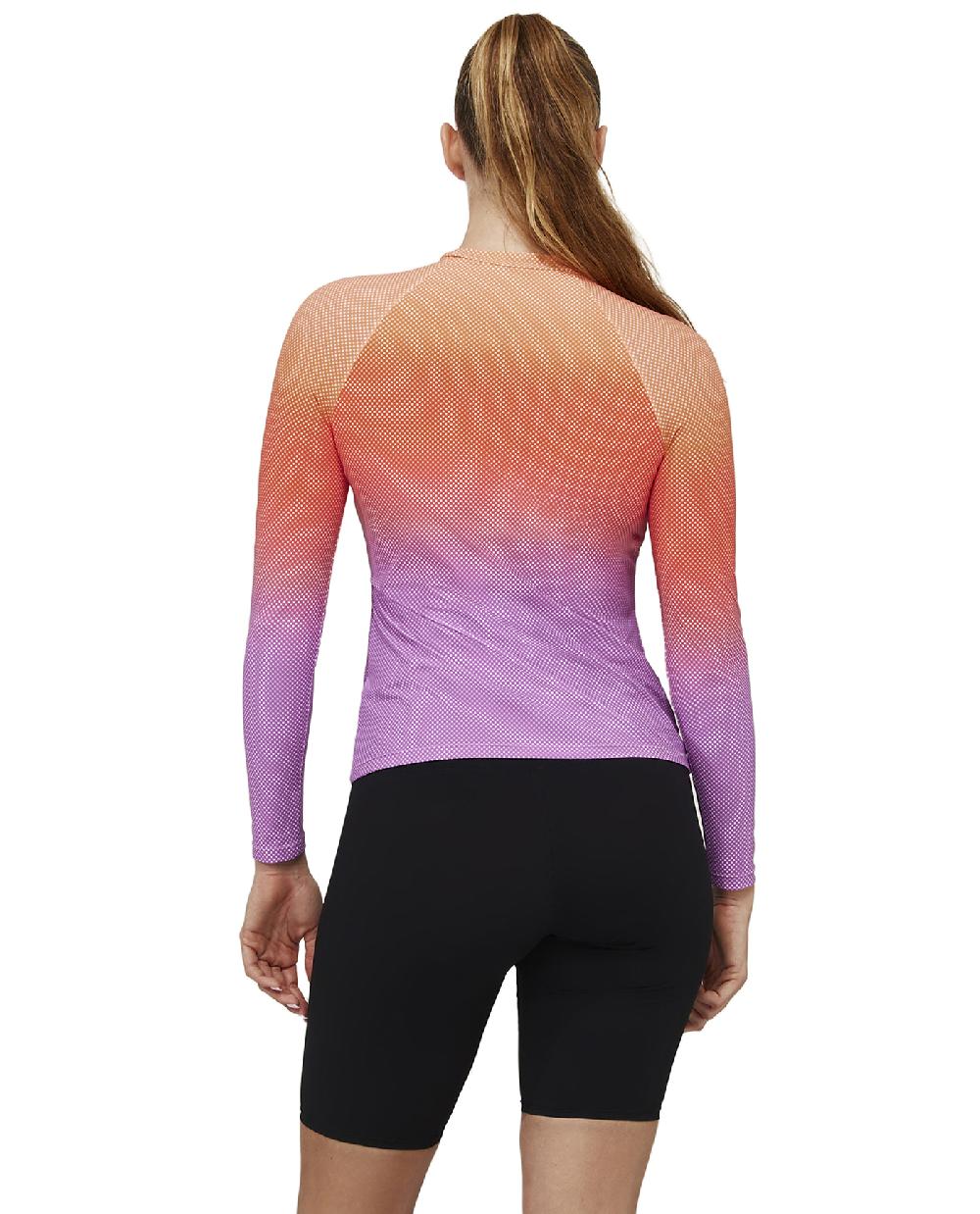 Gottex Nixie Long Sleeve Rash Guard Swim Top Multi