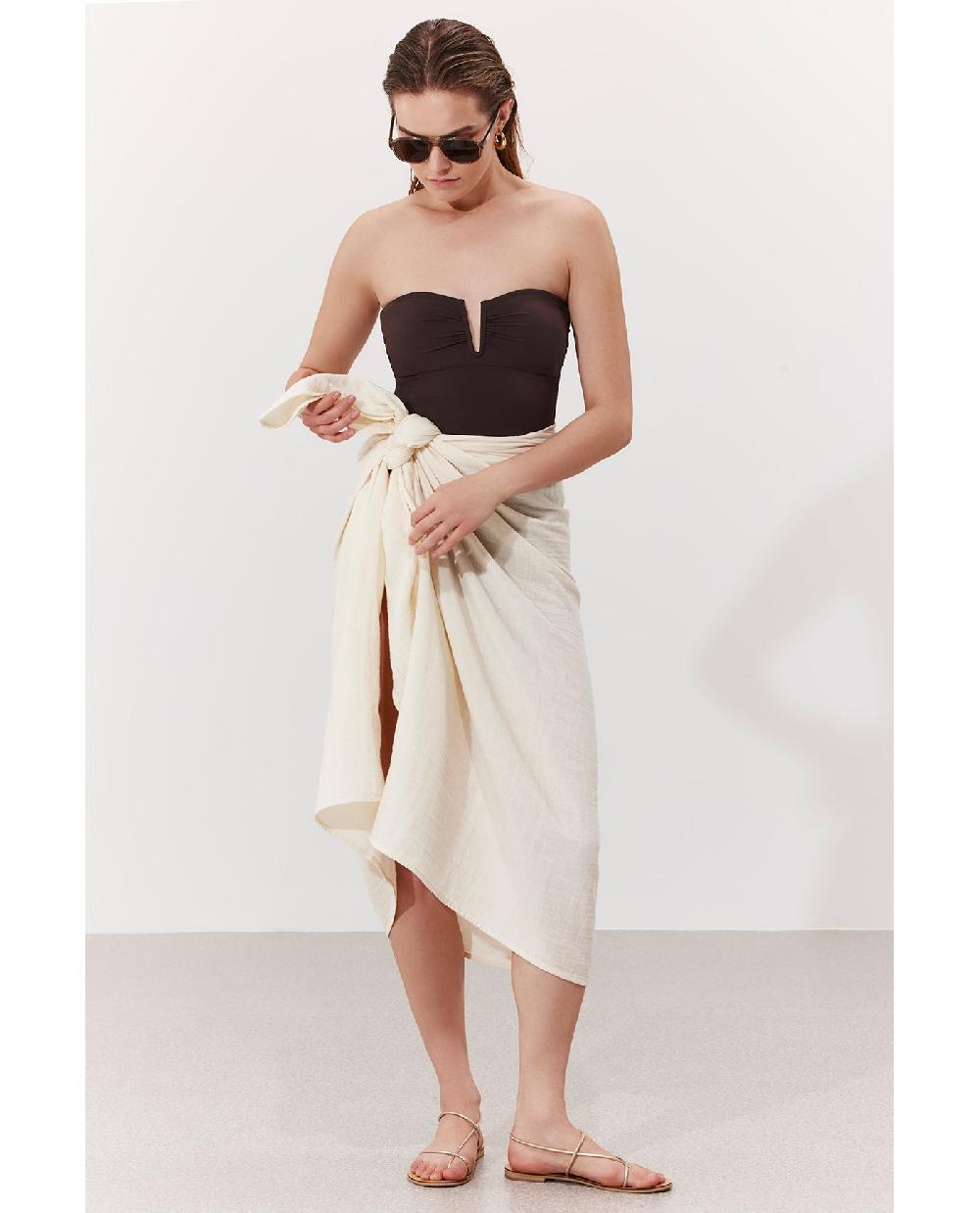 Gottex Noa Pareo Cover-Up Natural