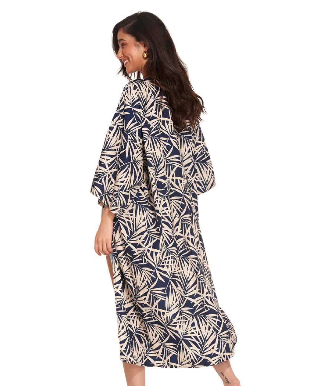 Gottex Noam Midi Cover Up Kimono Noam