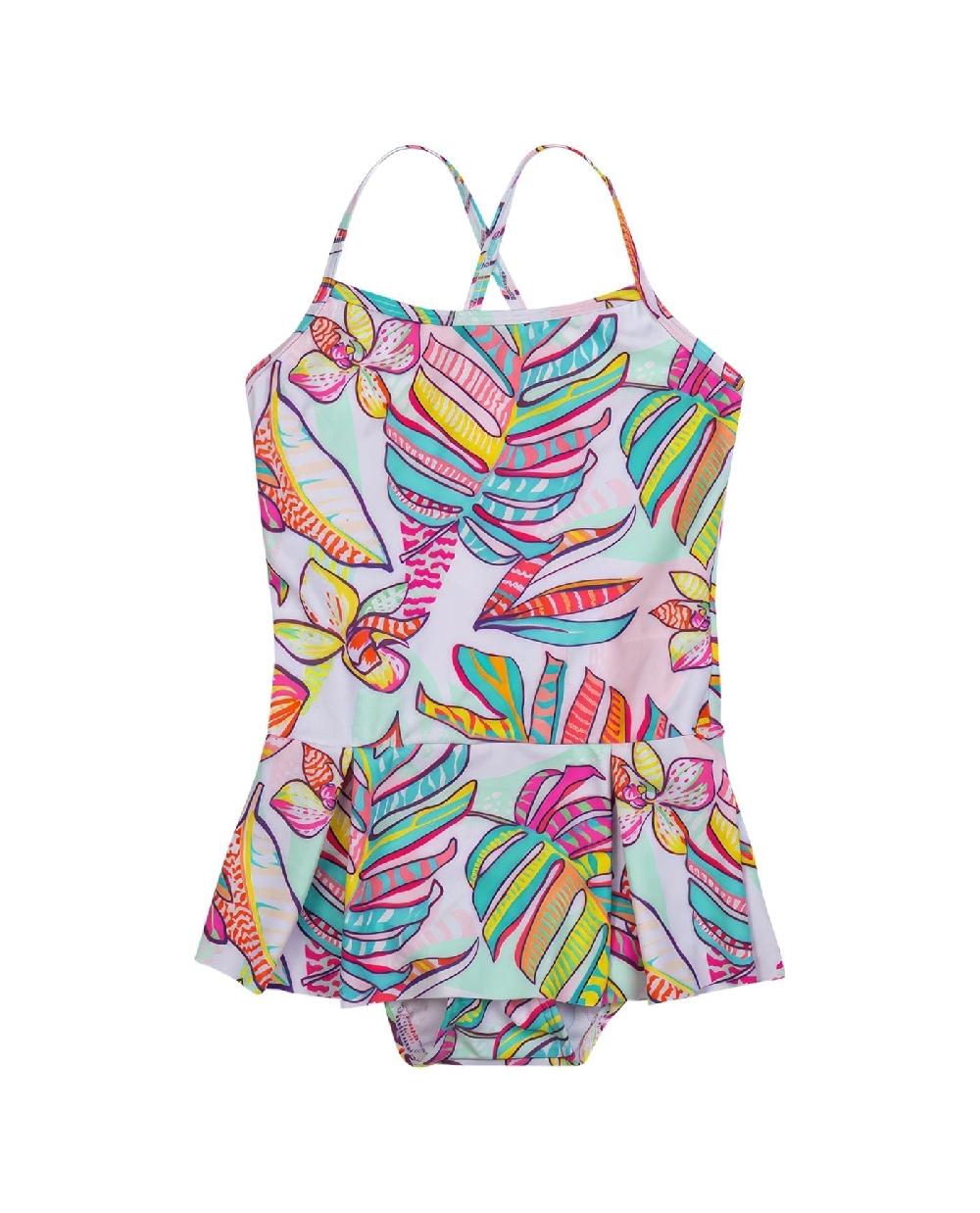 gottex Palm Island Round Neck Swimdress Palm
