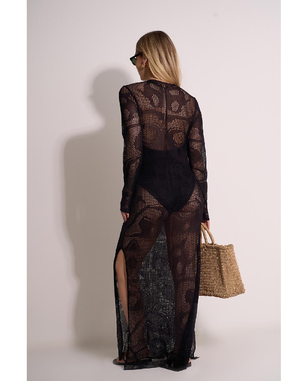 Gottex Perfect Lady Crochet Dress Cover-Up Lady