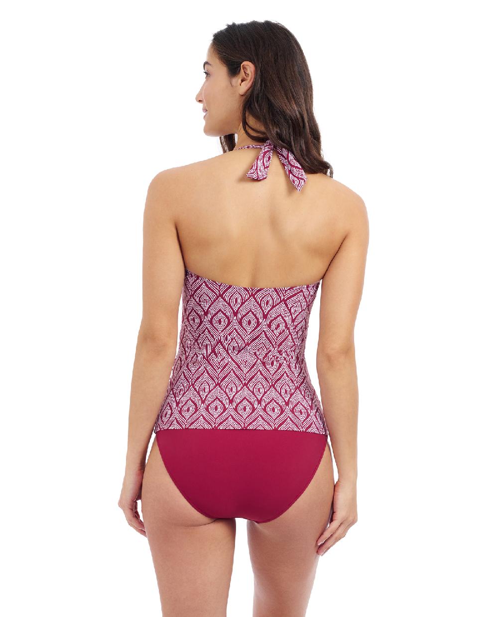 Gottex Plume V Neck Halter Tankini Profile