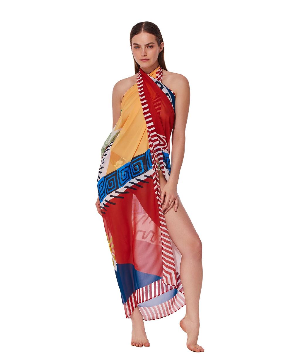 Gottex Positano Pareo Cover-Up-Multi Positano