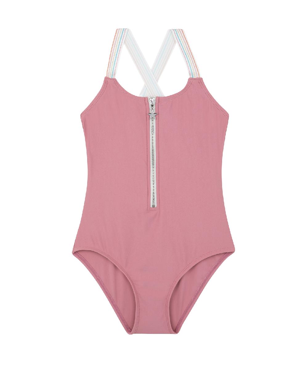 gottex Rainbow Star Zip Front One Piece Rainbow