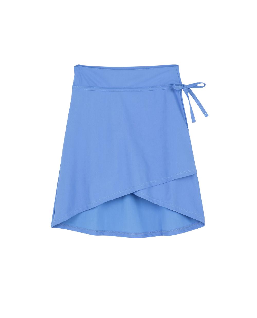 gottex Sea Solids Swim Skirt with Inner Short Blue