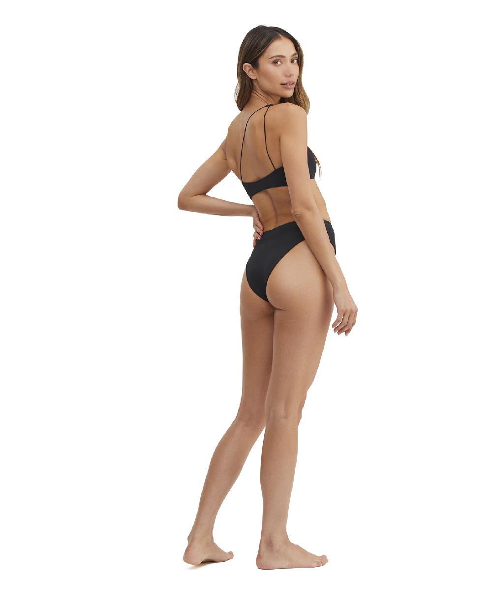 Gottex Serenity Mona One Shoulder Bikini Top Black