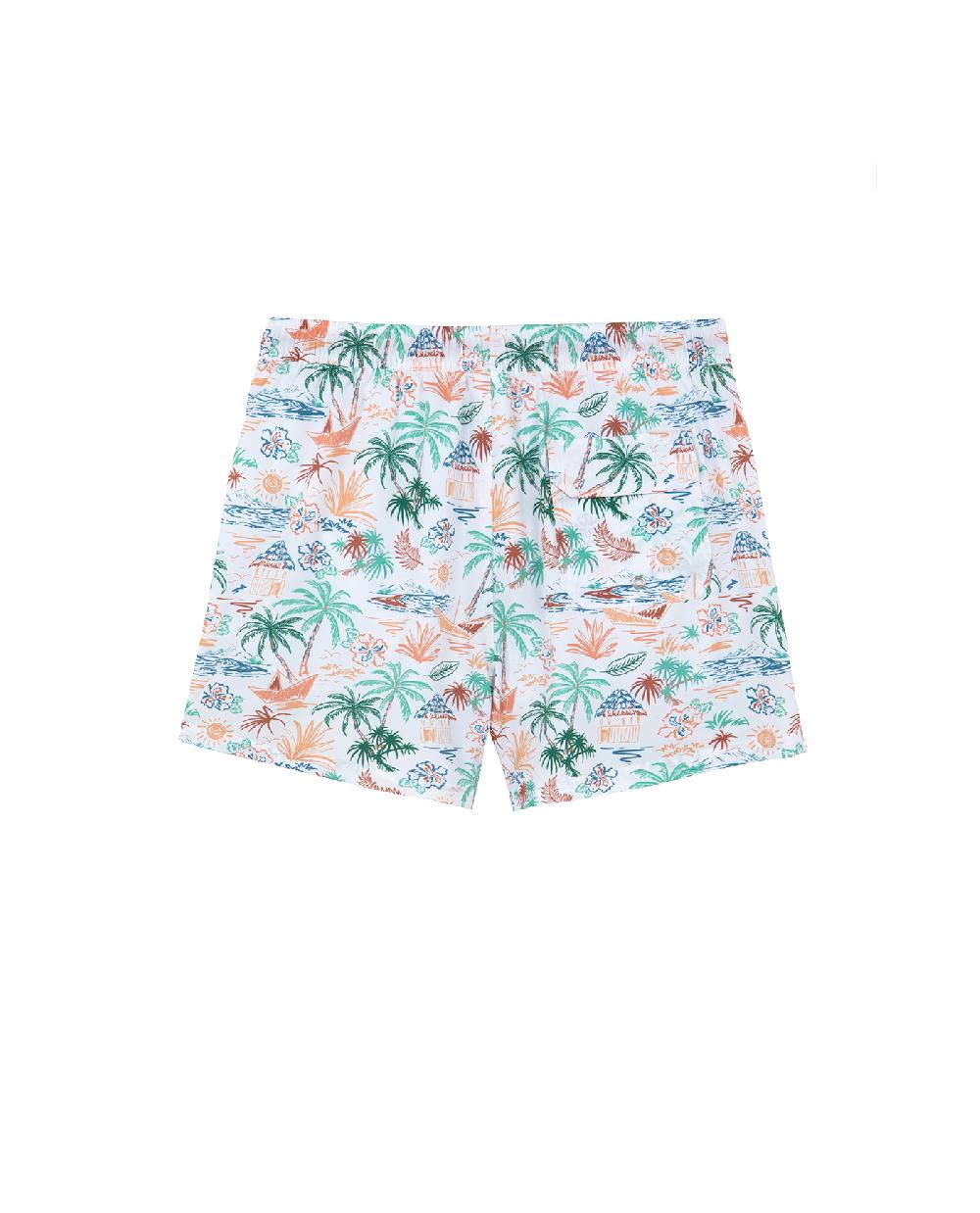 Gottex Shore Thing 5" Swim Trunks White
