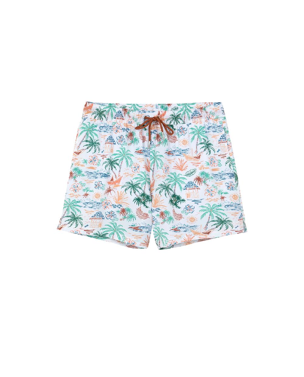 Gottex Shore Thing 5" Swim Trunks White