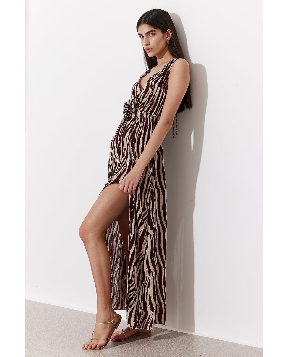 Gottex Solena Crêpe Beach Dress Cover-Up Solena