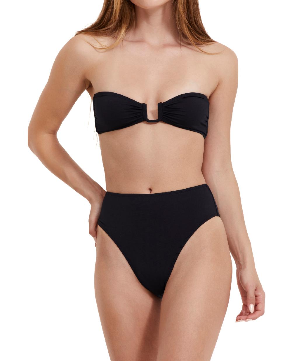 gottex Solid Bandeau Bikini Top Solid