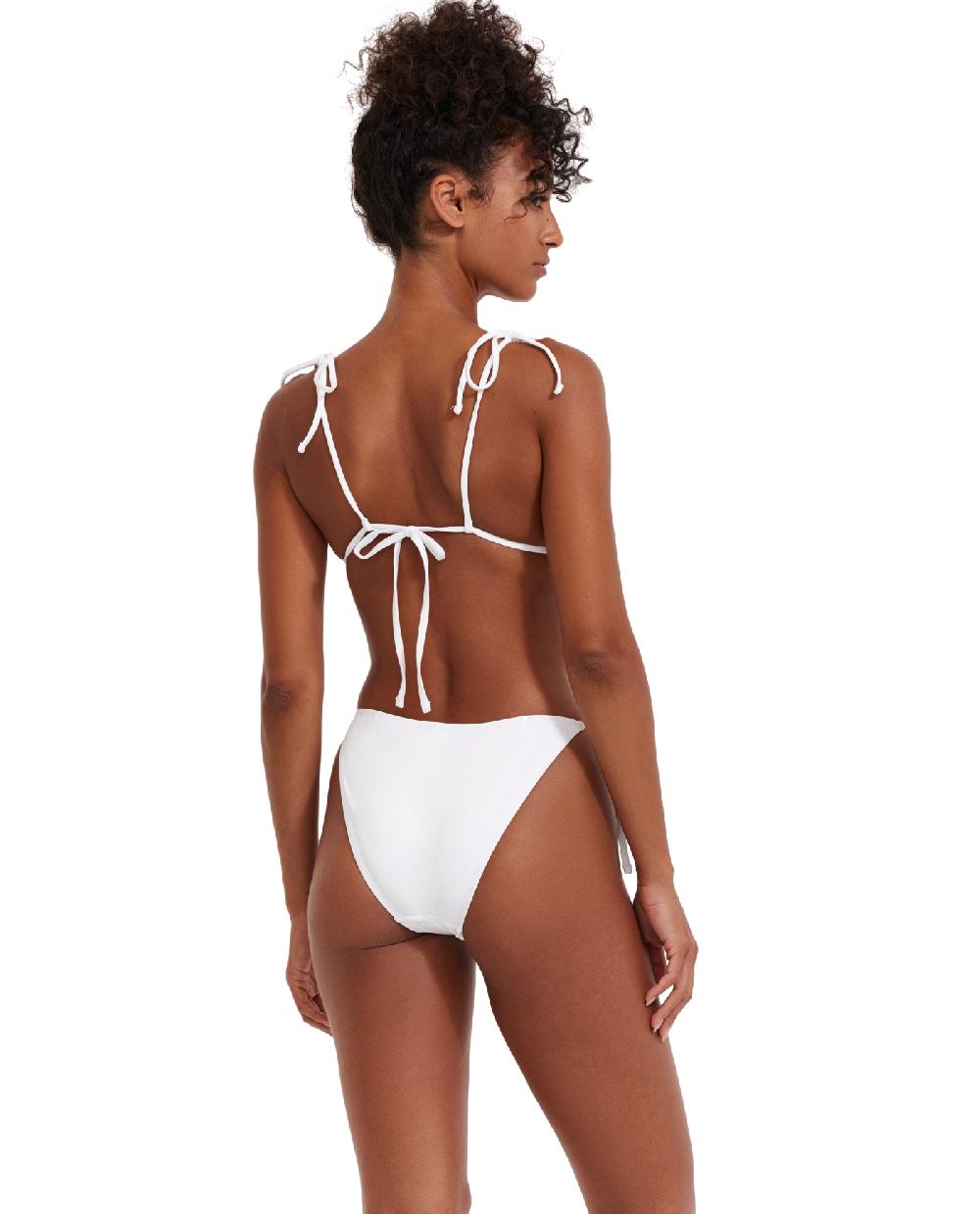 Gottex Solid Triangle Bikini Top White