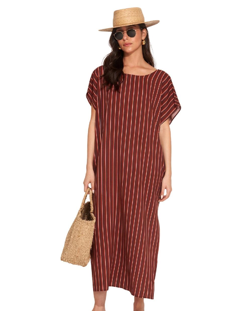 gottex Talya Open Back Cover Up Kaftan Talya