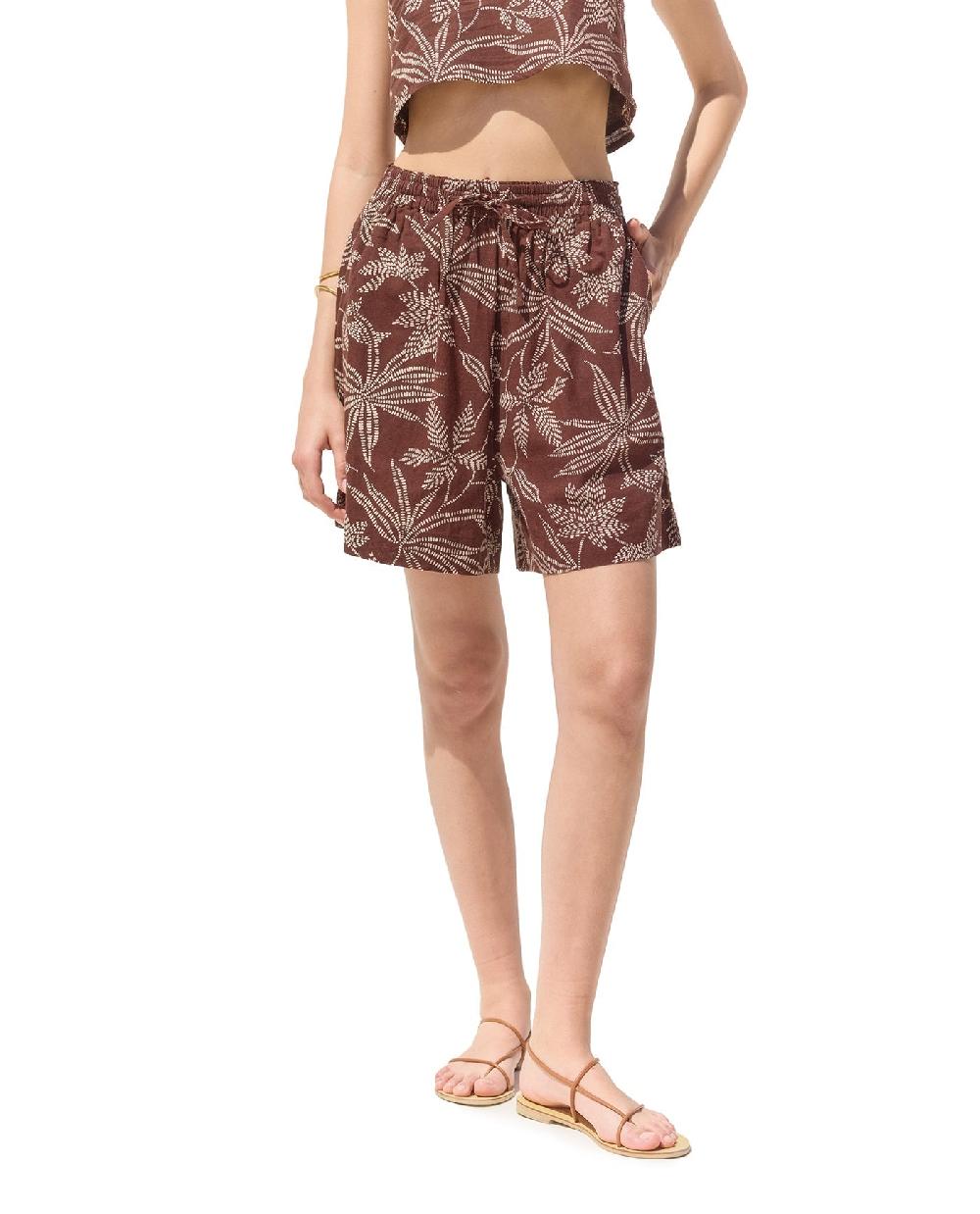 gottex Terra Printed Bermuda Short Cover-Up Terra