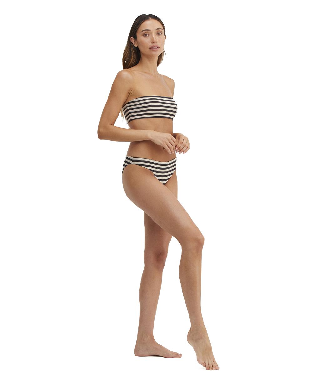 Gottex Timeless Chic Emma Bandeau Bikini Top Black