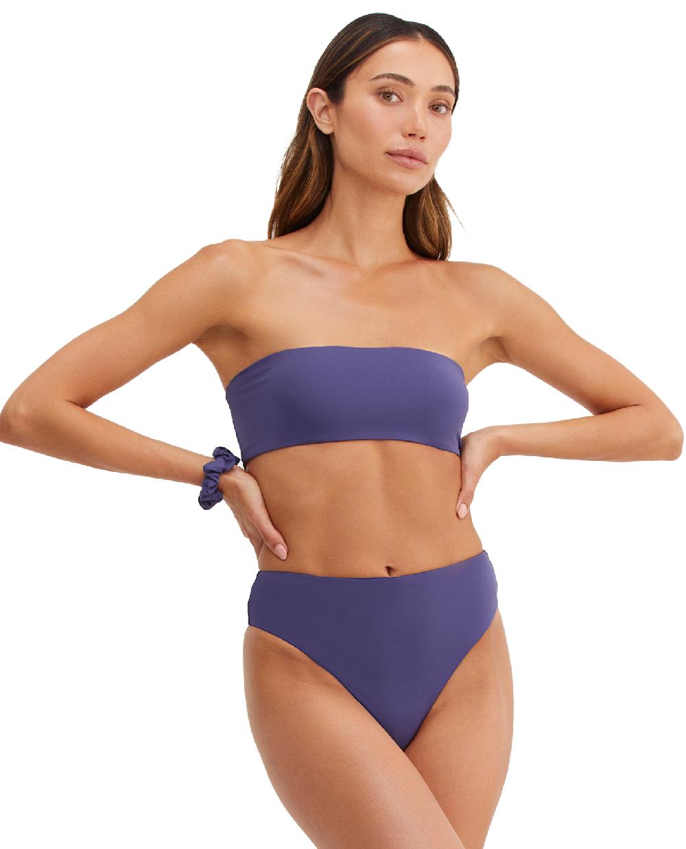 Gottex Timeless Chic Emma Bandeau Bikini Top Ink