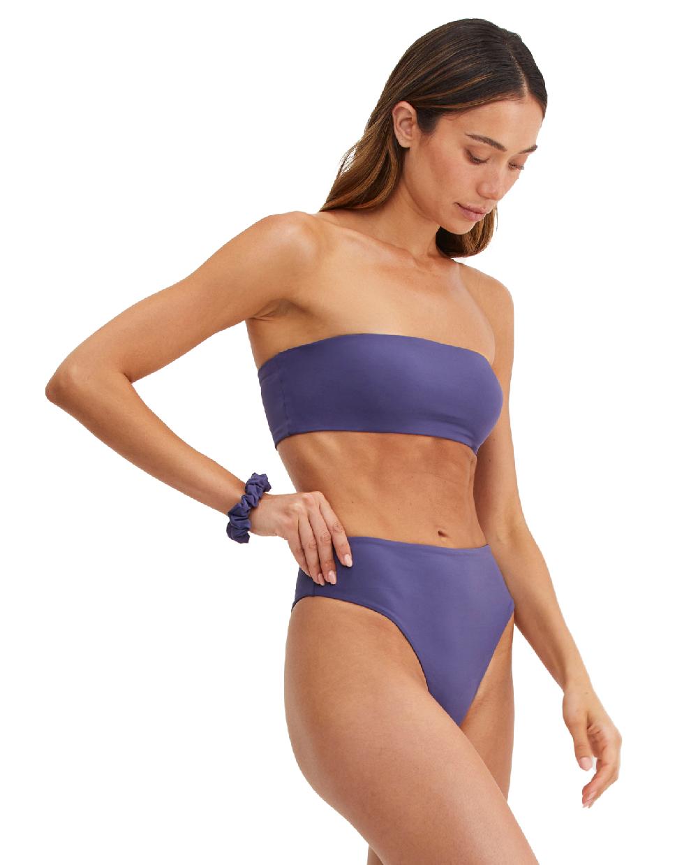 gottex Timeless Chic Emma Bandeau Bikini Top Ink