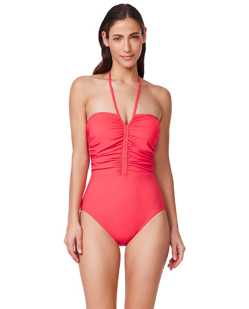 gottex Tutti Frutti Bandeau One Piece Coral