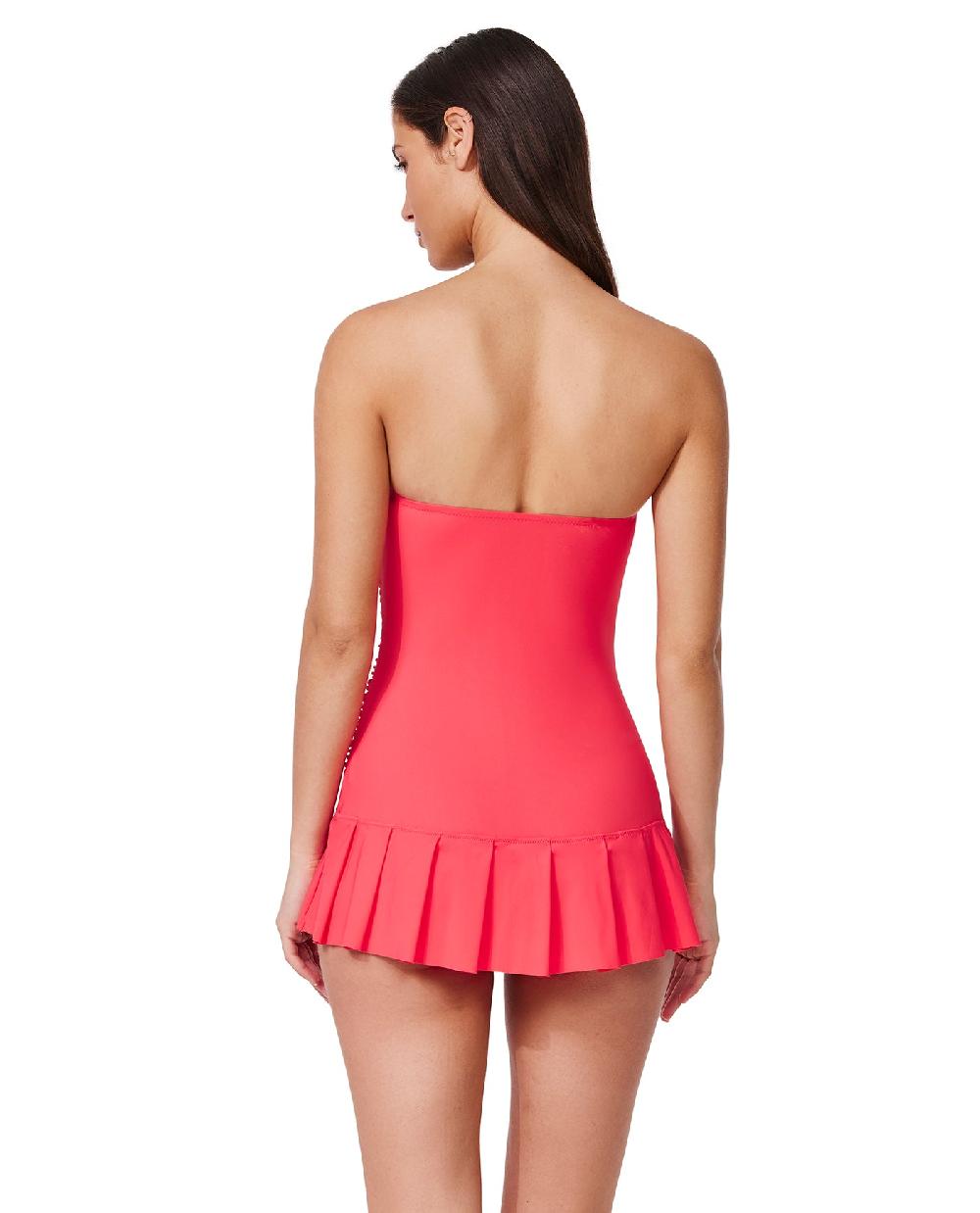 Gottex Tutti Frutti Bandeau Swimdress Coral