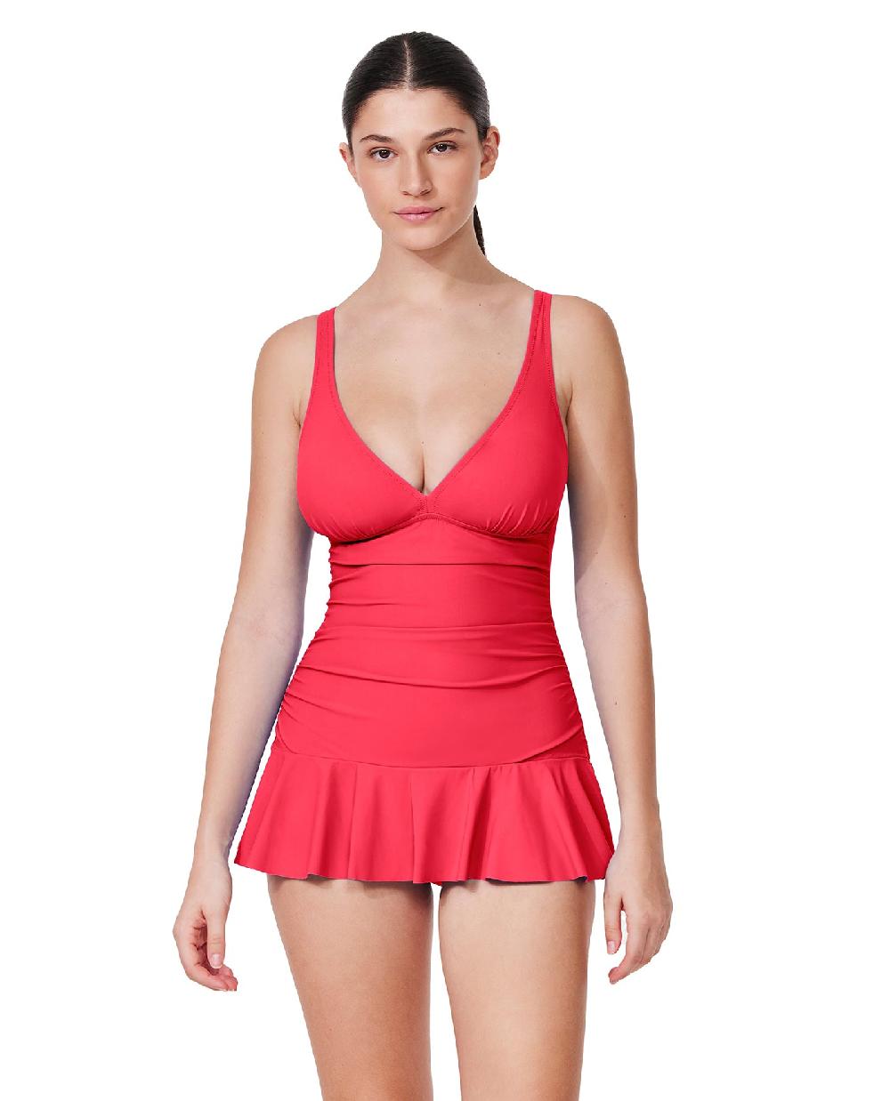 gottex Tutti Frutti D-Cup Swimdress Coral