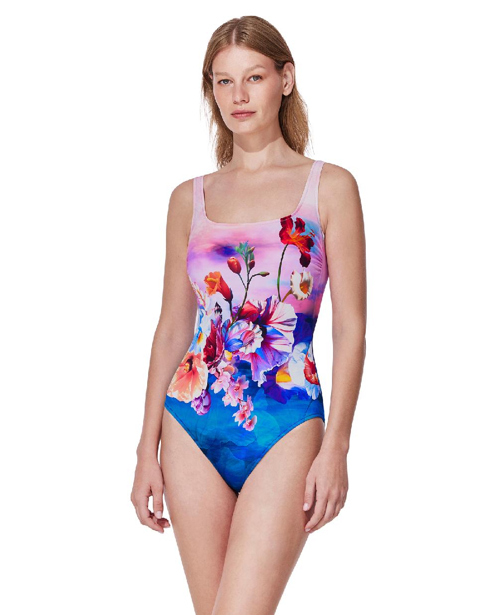 gottex Under The Sea Square Neck One Piece The