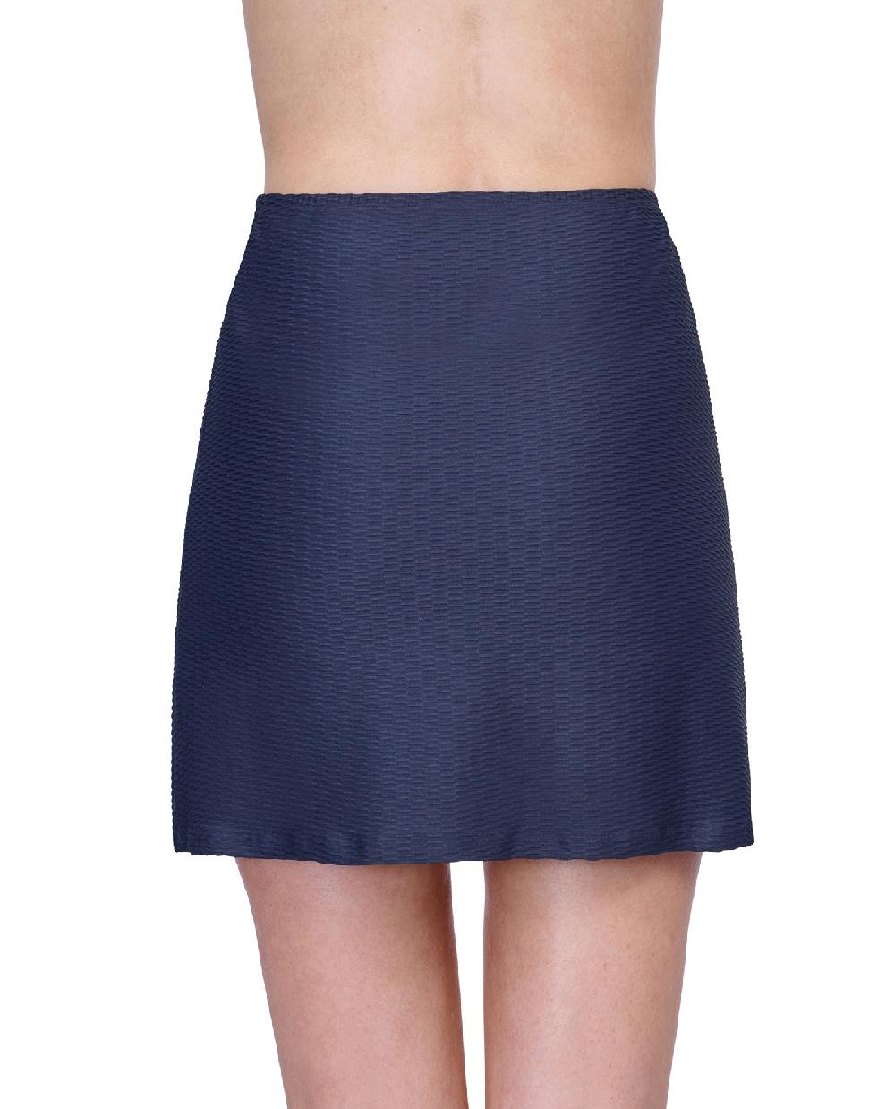 Gottex Harbourside Textured Cover Up Mini Skirt With Slit Harbourside