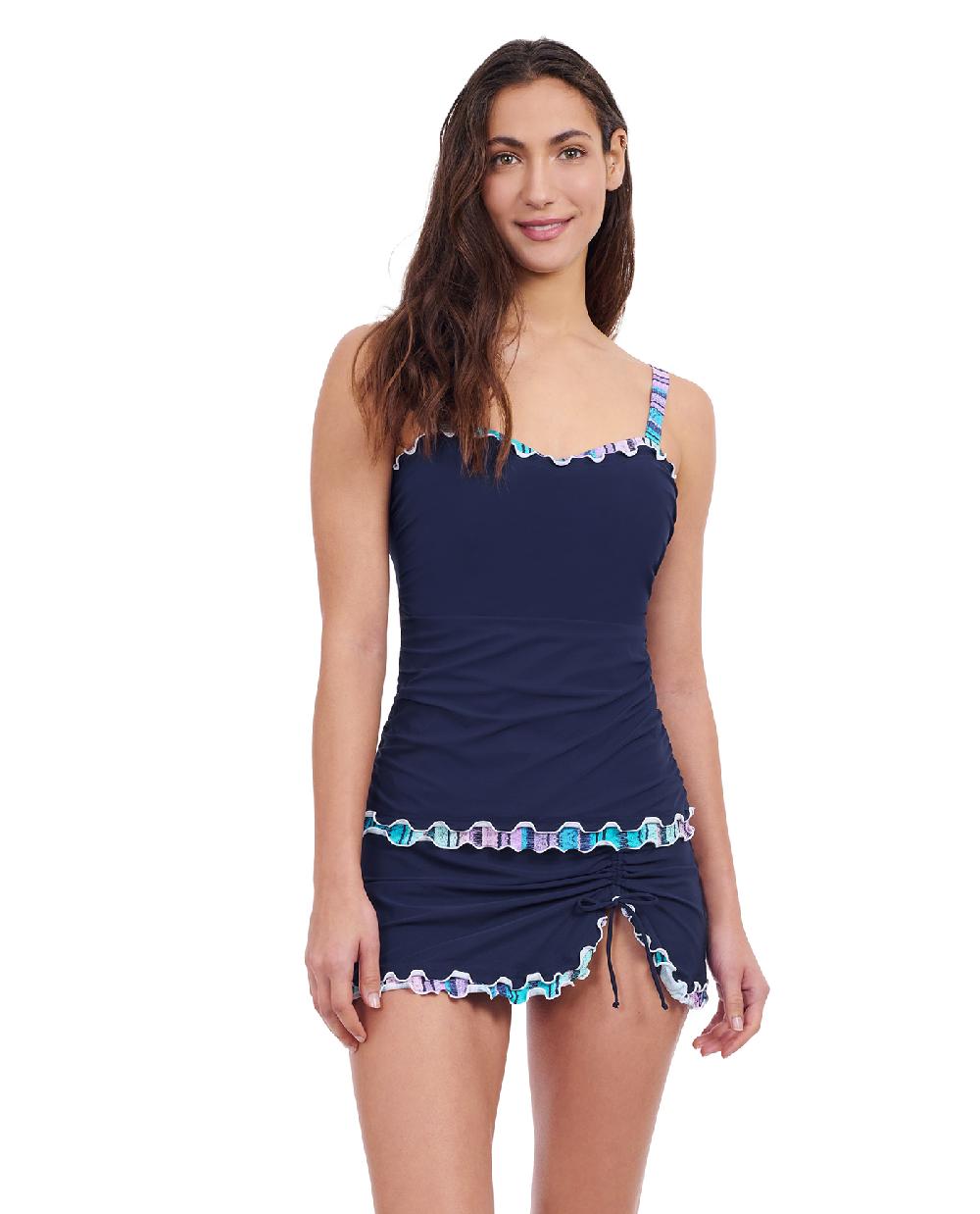 gottex Harmony E-Cup Shirred Underwire Tankini Top Profile