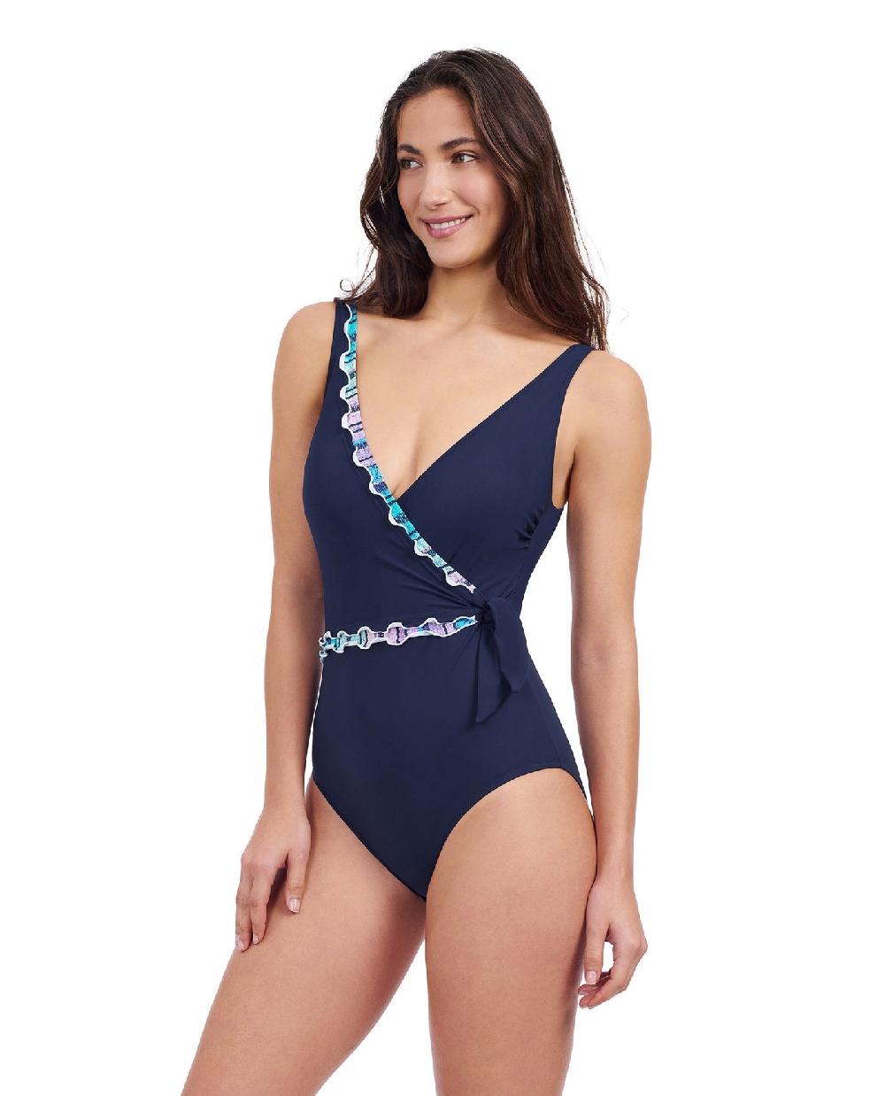 Gottex Harmony Knotted Surplice One Piece Swimsuits Profile