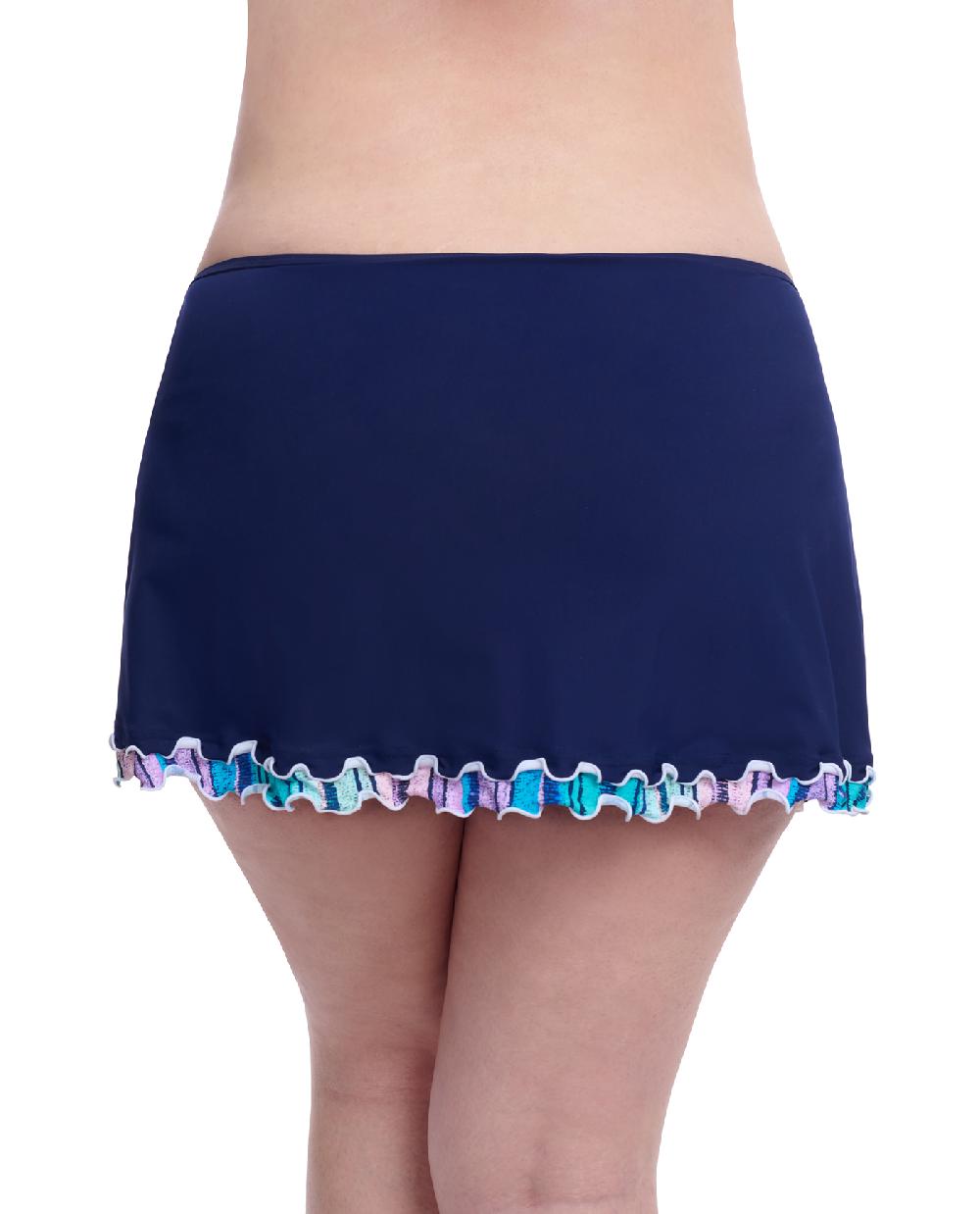 Gottex Harmony Plus Size Side Slit Skirted Swim Bottom Profile