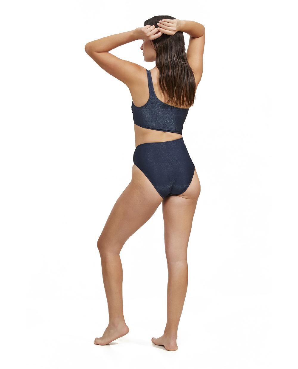 Gottex High End One Shoulder Cut Out One Piece Midnight