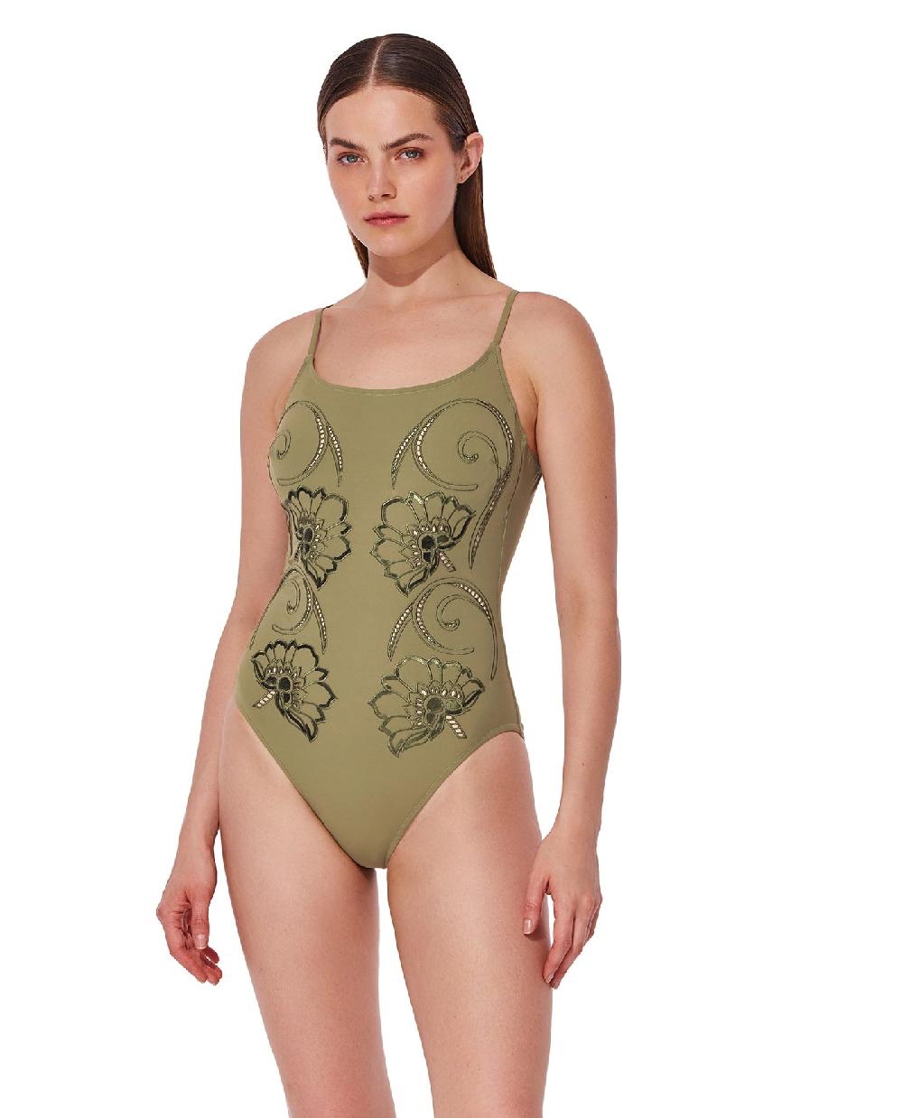 gottex Hokkaido Underwire Scoop Neck One Piece Light