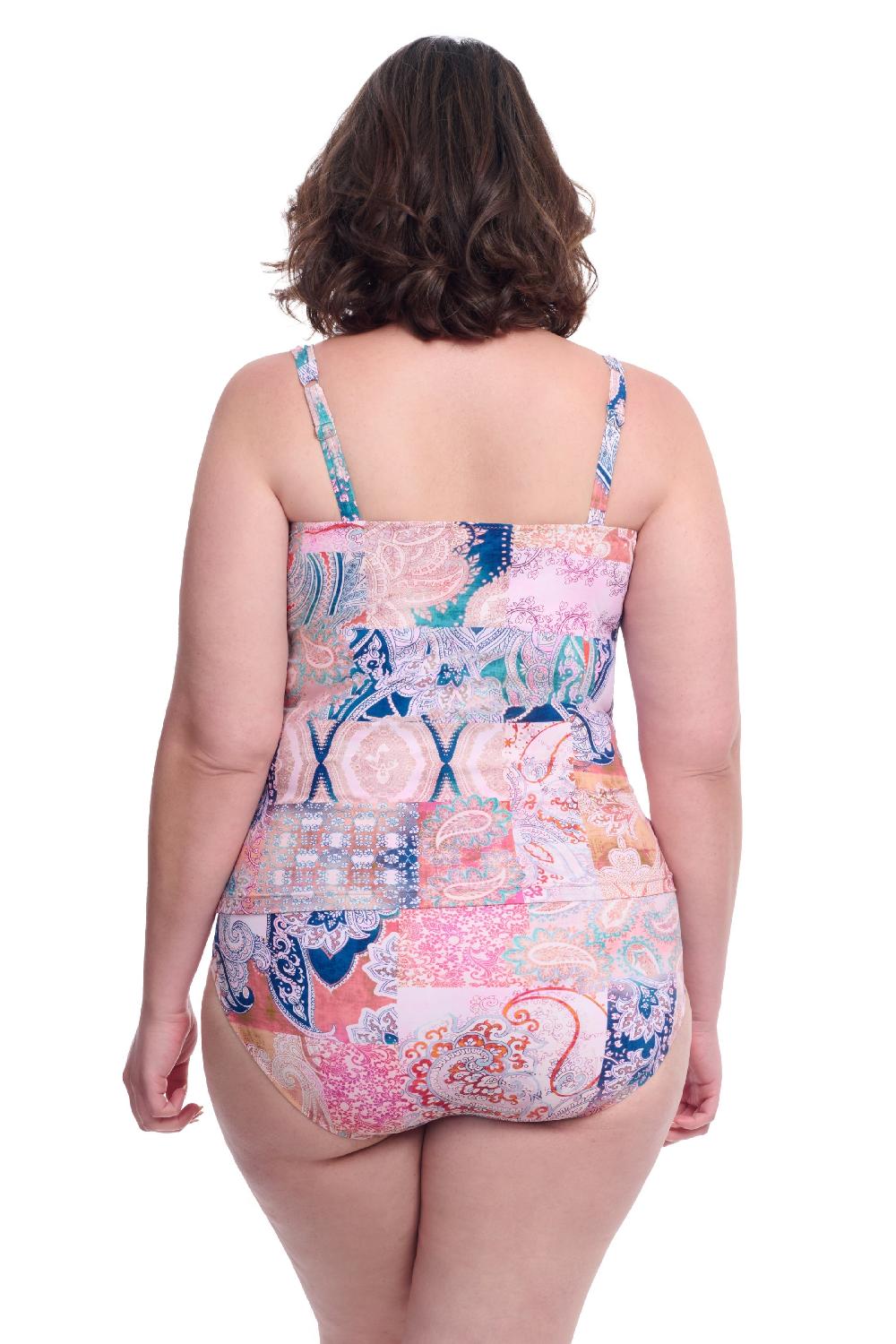 Gottex Karma Plus Size Sweetheart Underwire Tankini Top Profile
