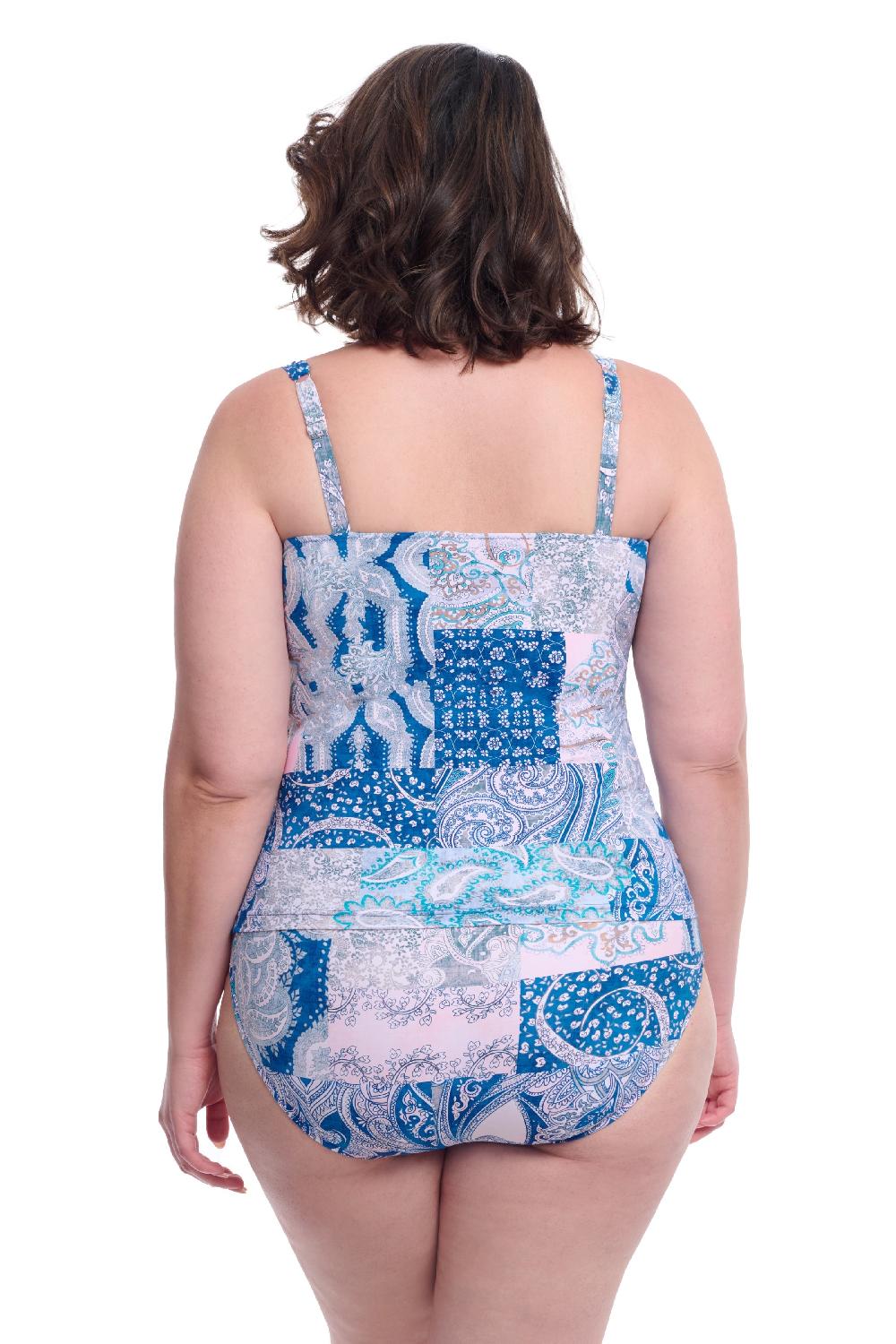 Gottex Karma Plus Size Sweetheart Underwire Tankini Top Profile