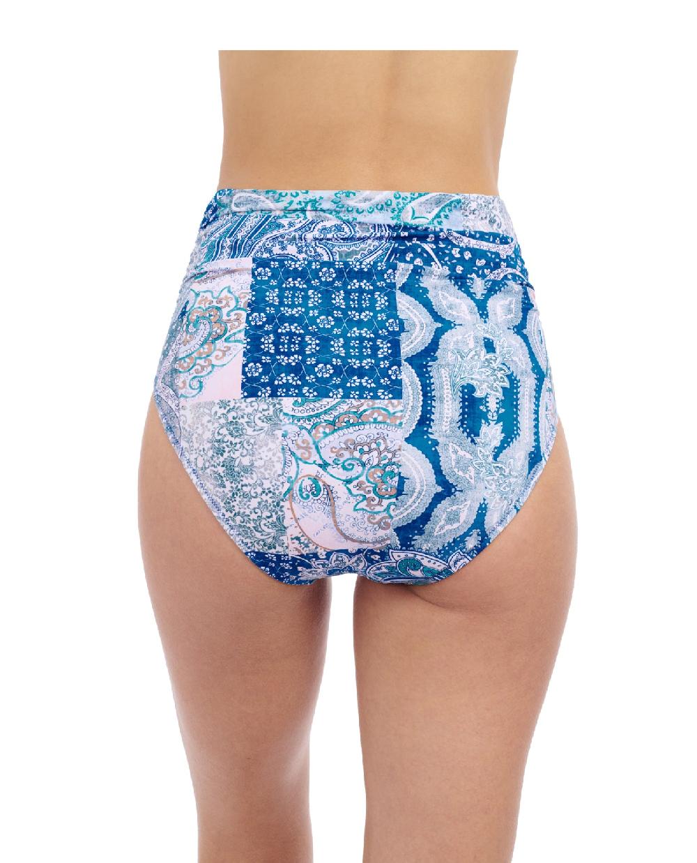 Gottex Karma Shirred High Waist Swim Bottom Profile