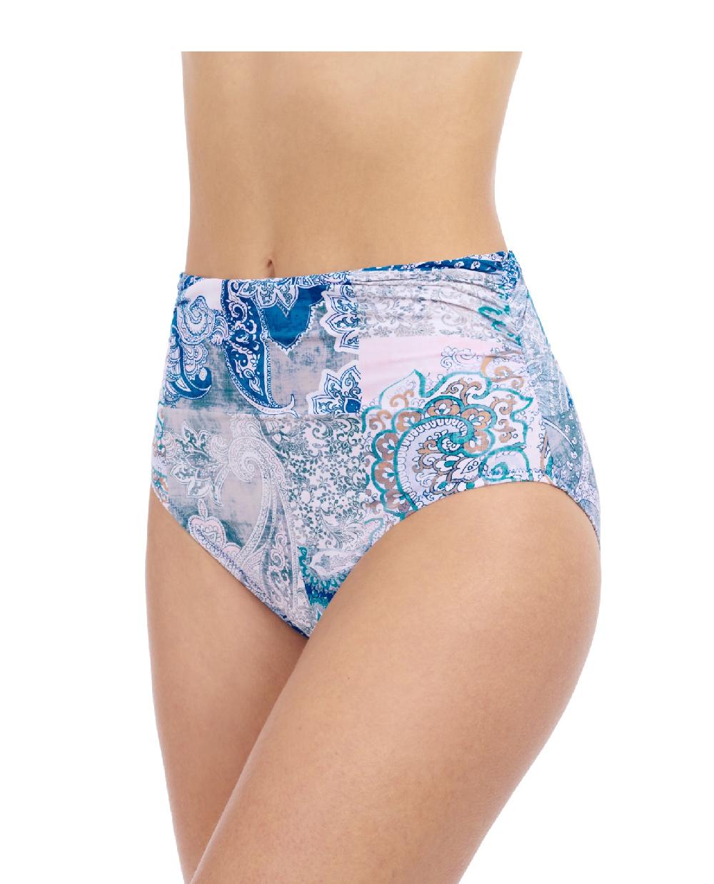 Gottex Karma Shirred High Waist Swim Bottom Profile