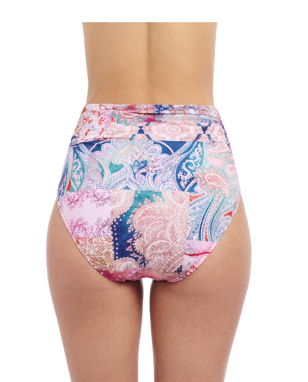 Gottex Karma Shirred High Waist Swim Bottom Profile