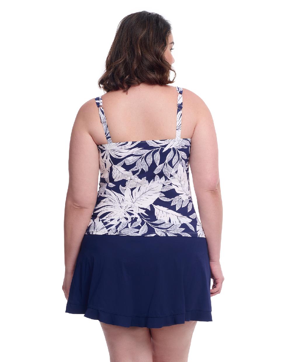 Gottex Malaya Plus Size Sweetheart Underwire Tankini Top Profile