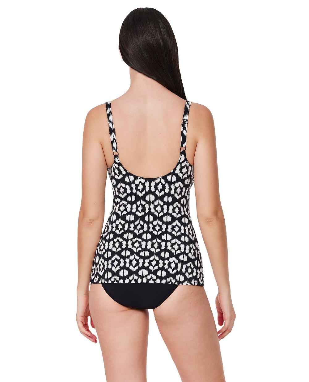 Gottex Mantra Braided V-Neck D-Cup Tankini Top Mantra