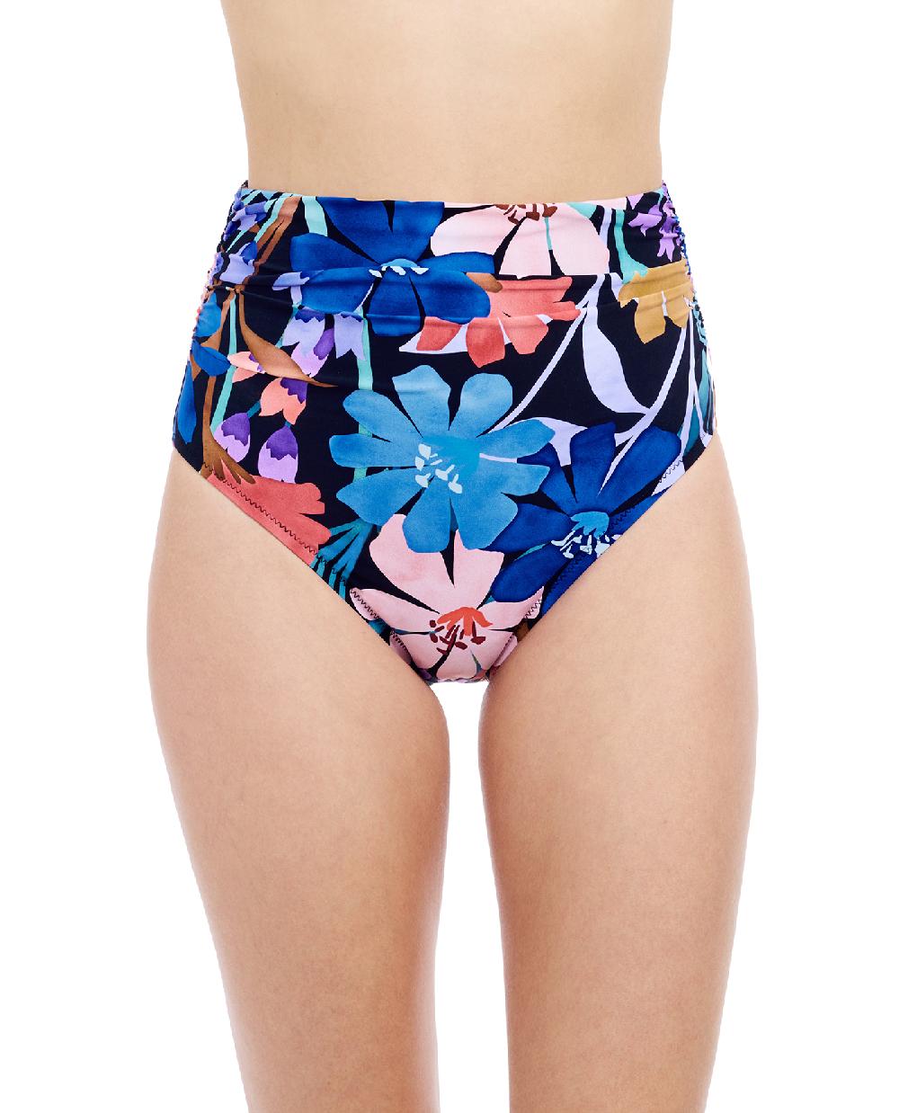 gottex Melody Shirred High Waist Swim Bottom Profile