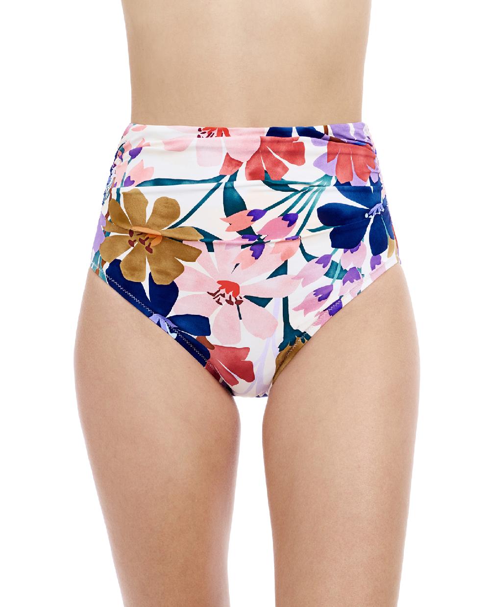 gottex Melody Shirred High Waist Swim Bottom Profile