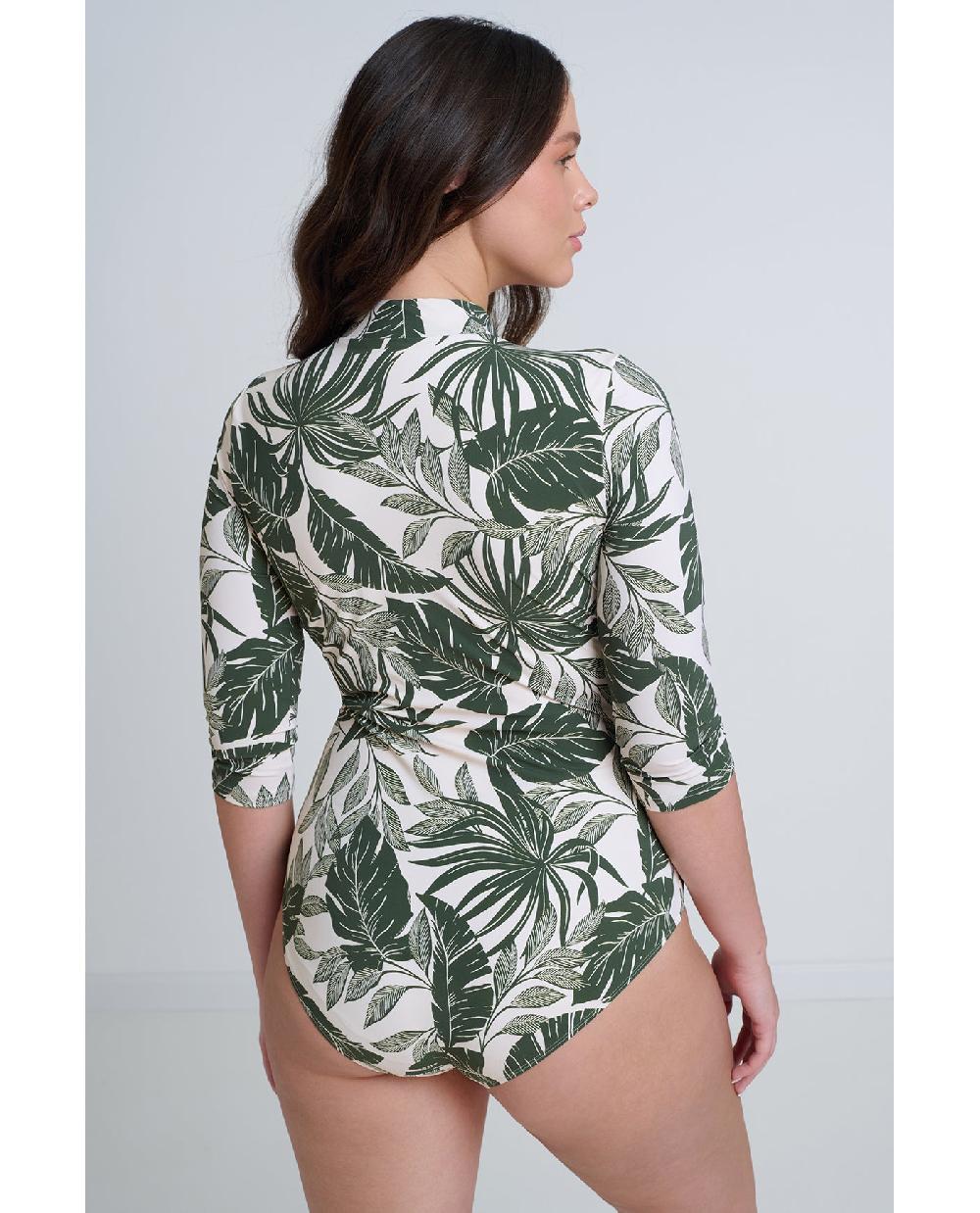 Gottex Modest 3/4 Sleeve One Piece Rashguard Modest