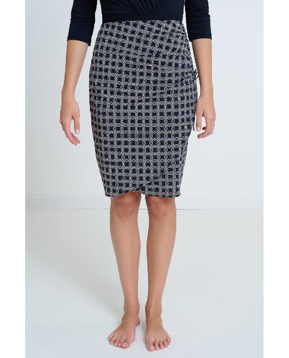 Gottex Modest Surplice Skirt With Side Shirring Gottex