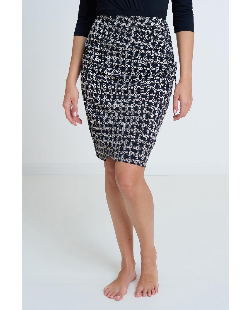 gottex Modest Surplice Skirt with Side Shirring Gottex