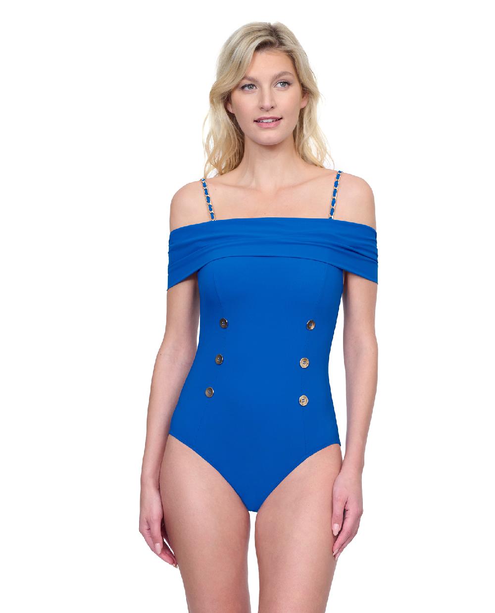 gottex Montecarlo Off Shoulder One Piece Swimsuit Montecarlo