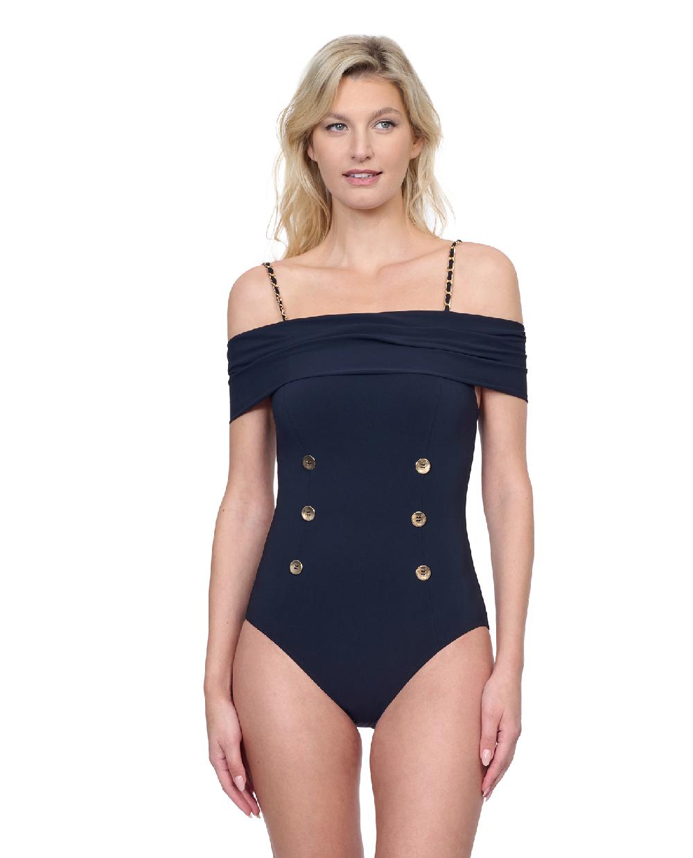 gottex Montecarlo Off Shoulder One Piece Swimsuit Montecarlo