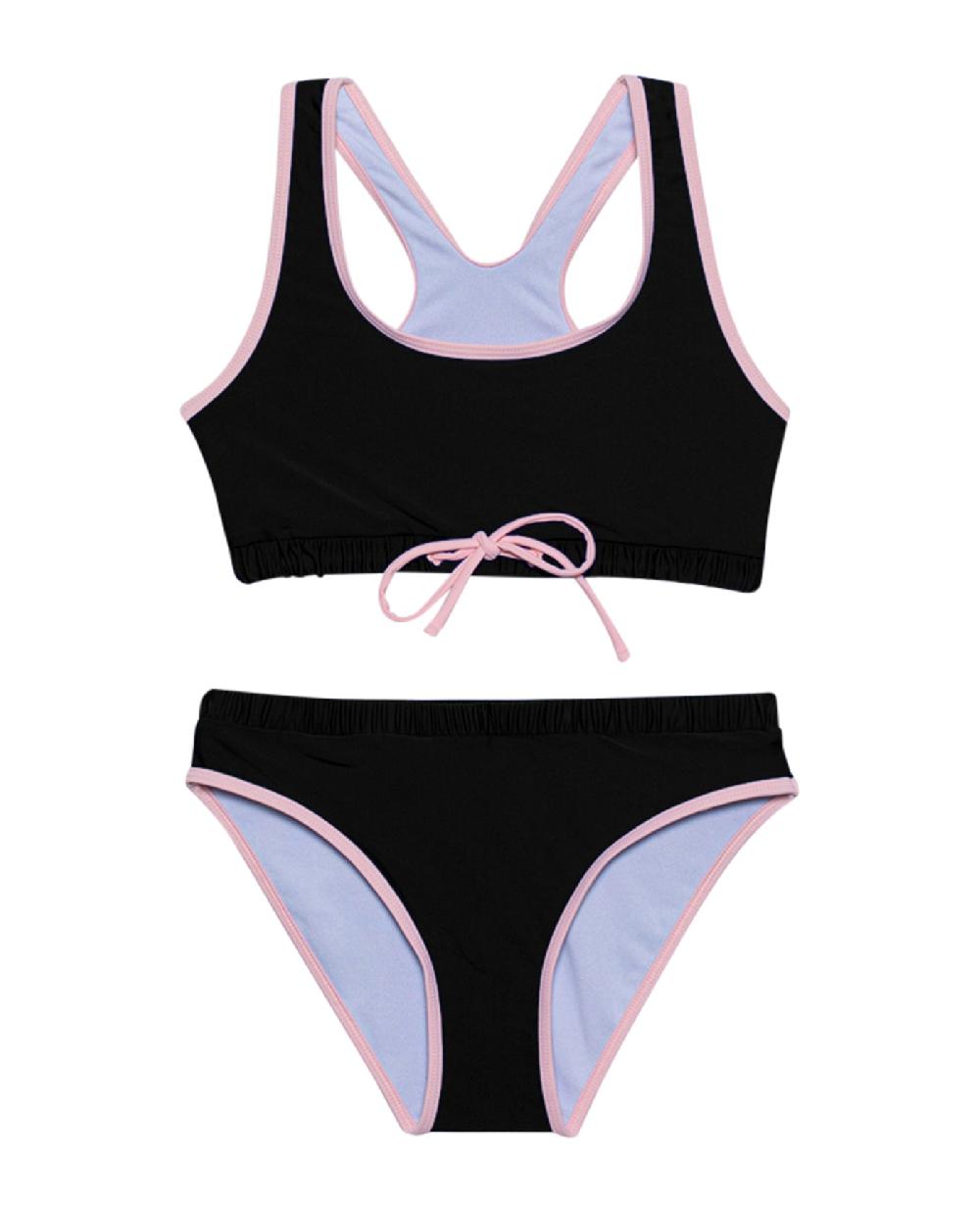 gottex Ocean Sporty Round Neck Bikini Top And Bikini Bottom Set Ocean