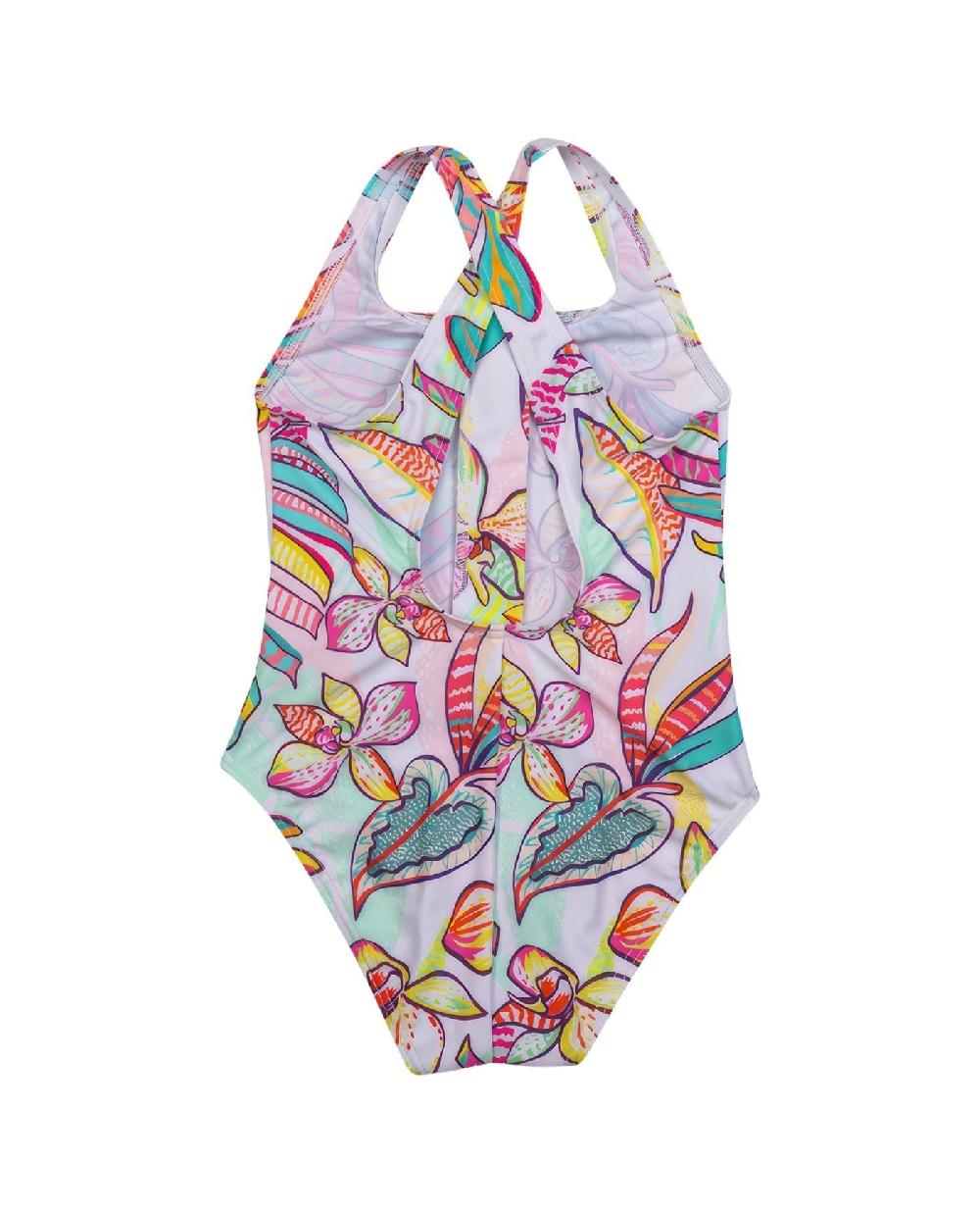 Gottex Palm Island Round Neck One Piece Swimsuit Palm