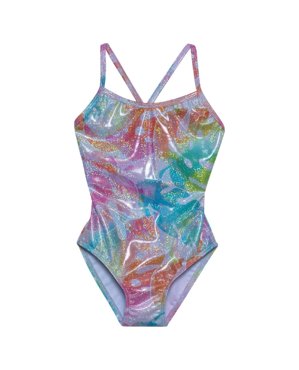 gottex Palm Tree Round Neck One Piece Swimsuit Palm