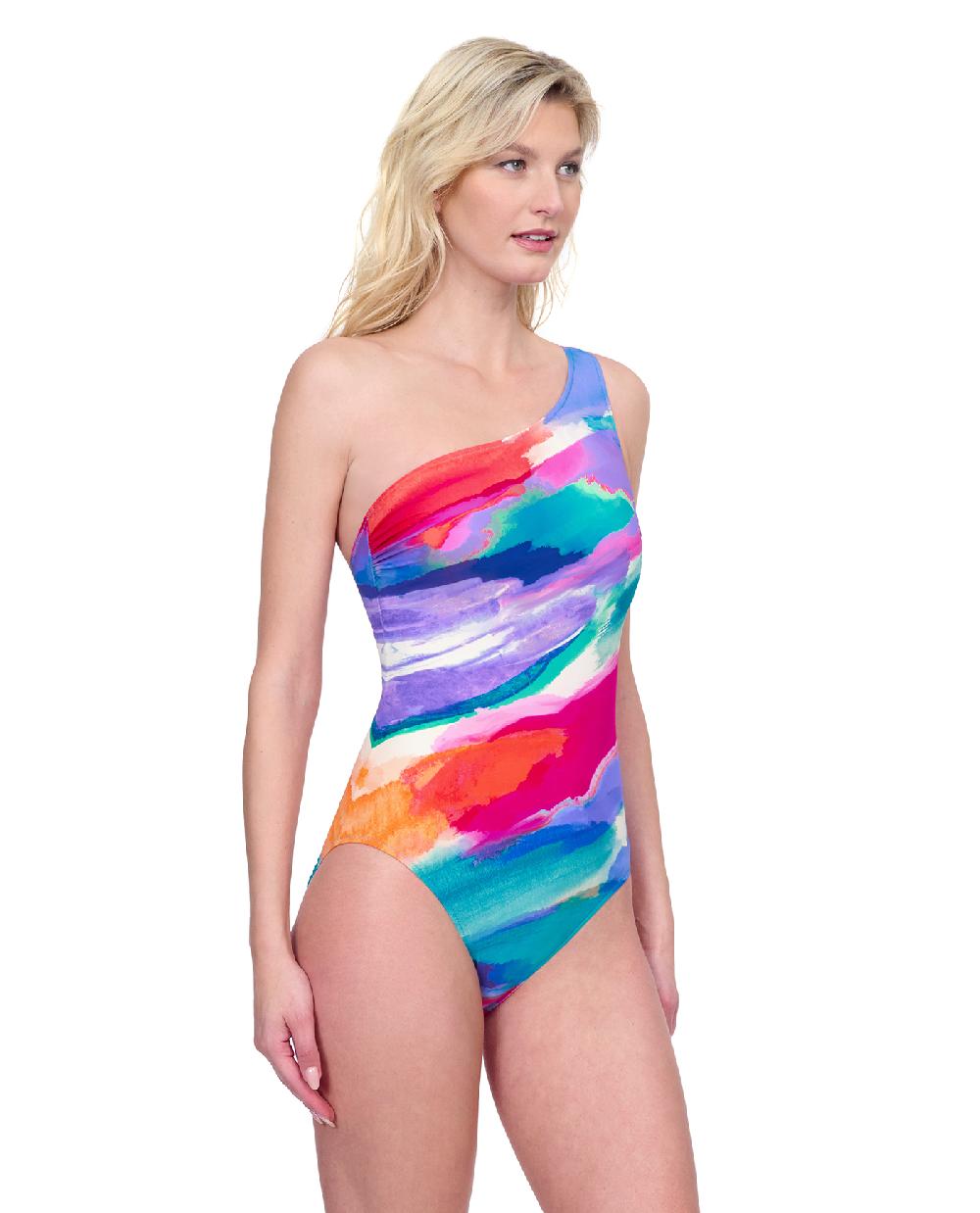 Gottex Palma De Mallorca One Shoulder One Piece Swimsuit Palma