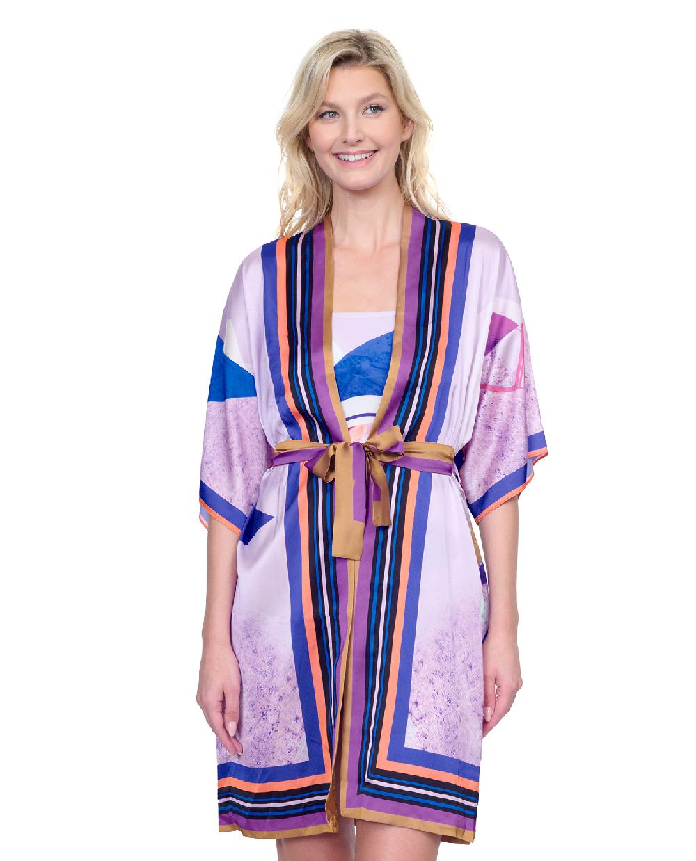 gottex Paradiso Robe with Flutter Sleeves and Tie Paradiso