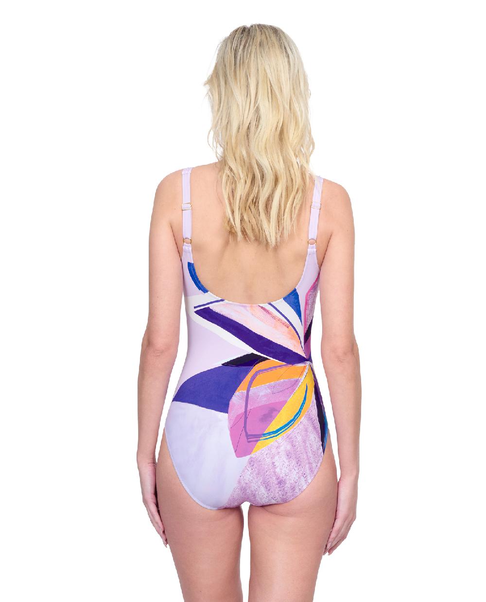 Gottex Paradiso Square Neck One Piece Swimsuit Paradiso